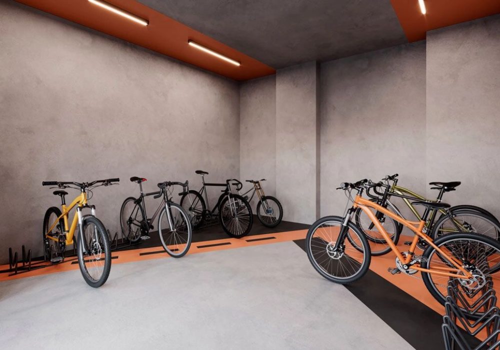 Bicicletário Sensia Urban no Stiep