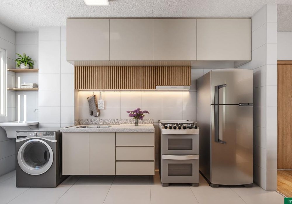 Cozinha do Apartamento Spazio Imperatriz da MRV em Salvador