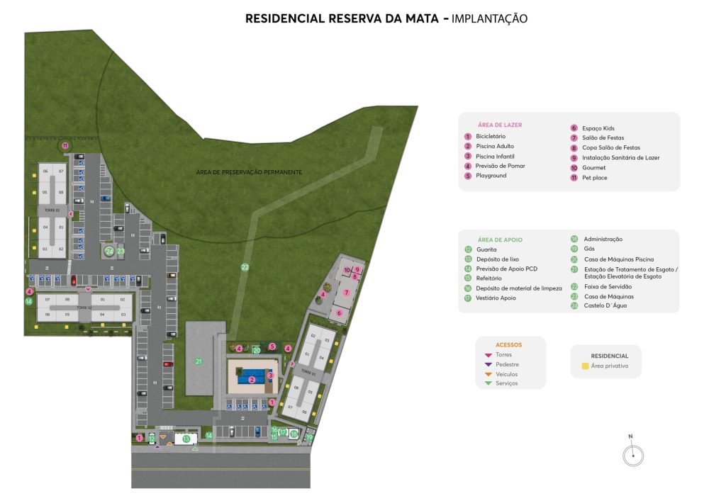 Implantação Reserva da Mata MRV Salvador