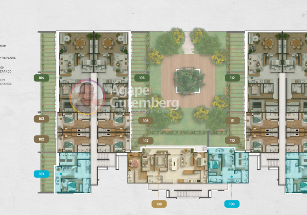 Planta 1º Andar Itaparica Resorts Residences
