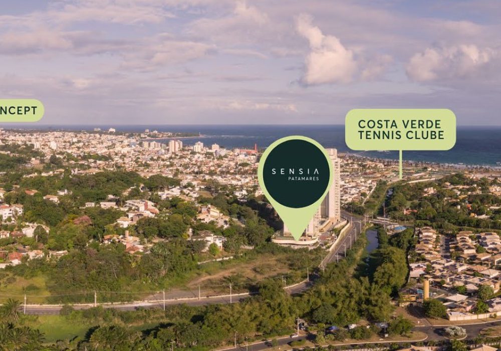 Localização do Sensia Patamares