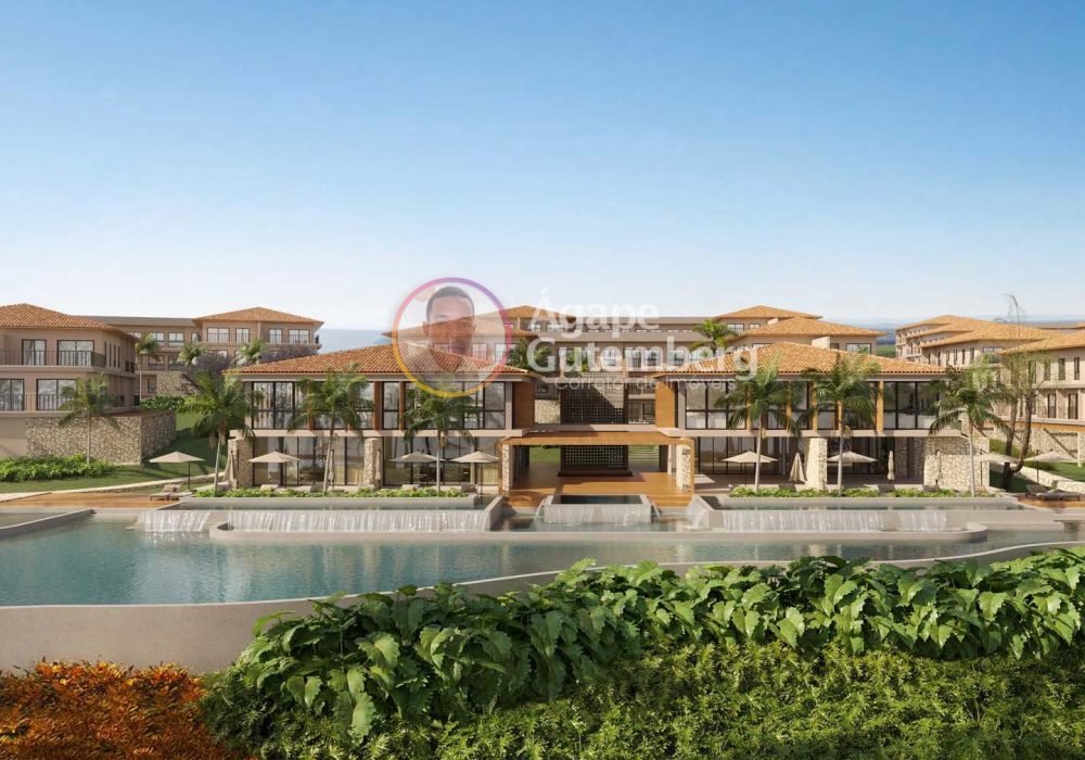 Vista Frontal Beach Club do Itaparica Resorts Residences